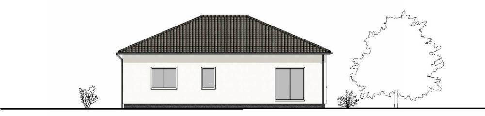 Einfamilenhaus-106 Ansicht Gartenseite