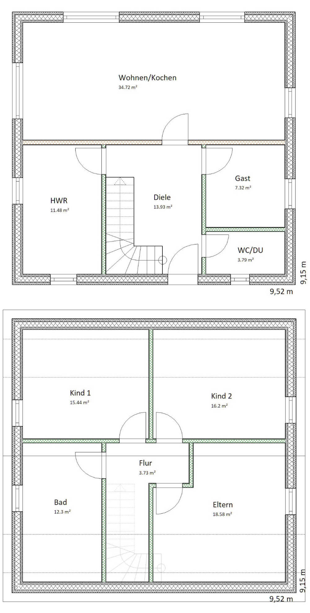 Einfamilenhaus-121 Grundriss