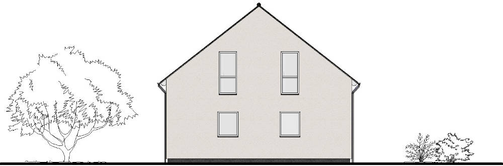 Einfamilenhaus-121 Ansicht rechts