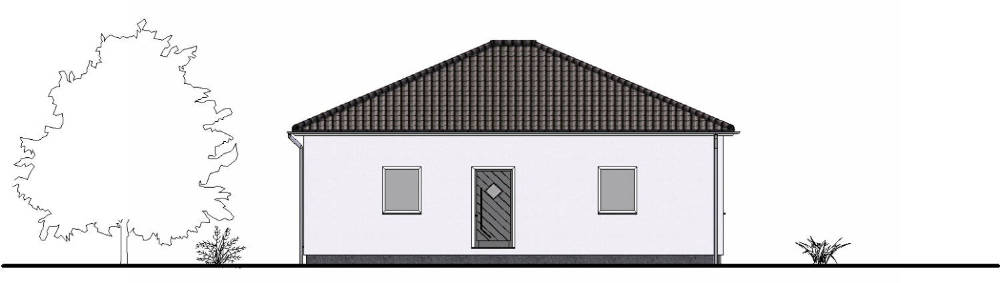 Einfamilenhaus-90 Ansicht Eingangsseite