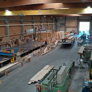 Bilder Produktion Holzelemente