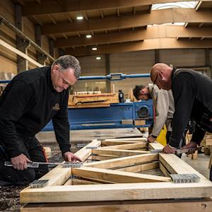 Bilder Produktion Holzelementer
