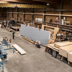 Bilder Produktion Holzelemente